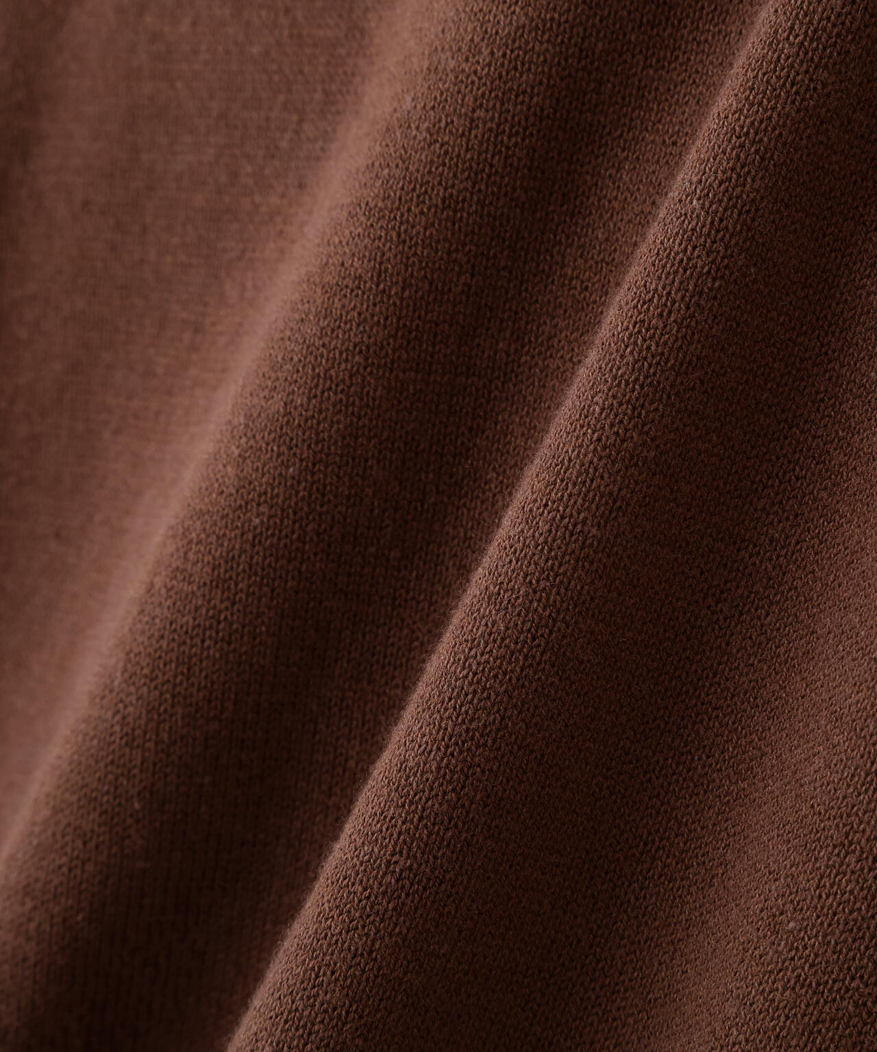 【WEB限定】衿付きレイヤード風ポロニット