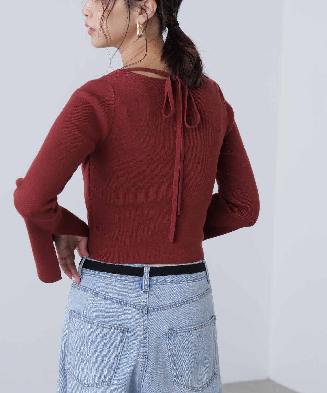 キャミレイヤードニットカーディガン