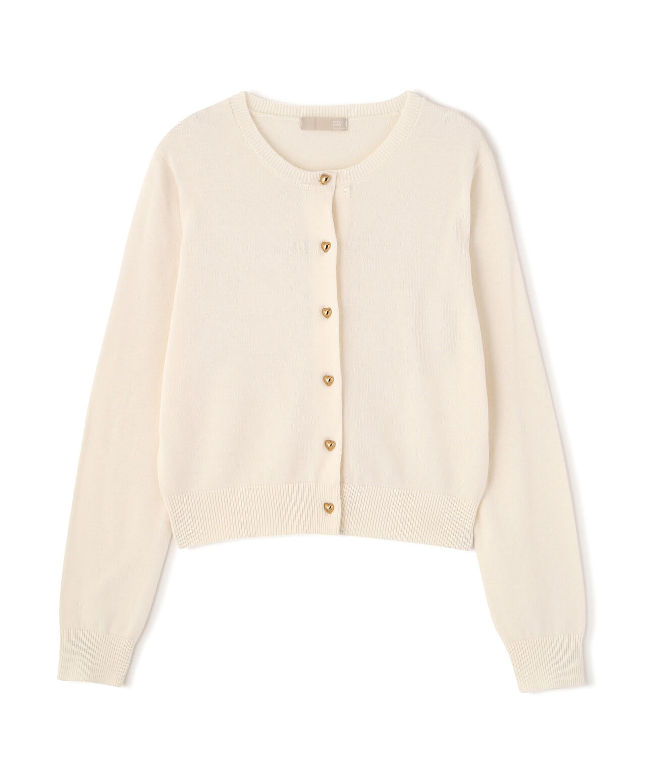 ハートボタンニットカーディガン