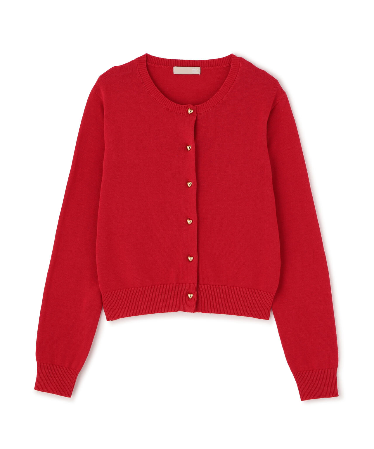 ハートボタンニットカーディガン
