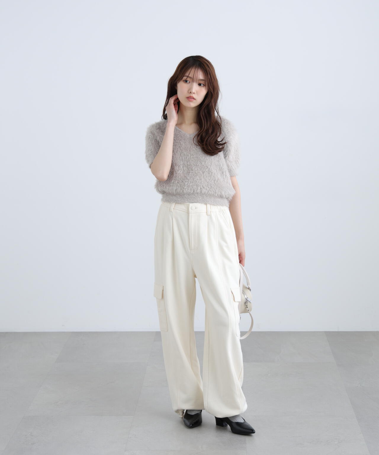 6/12 10:00～6/15 Special Coupon 対象商品】前後2wayシャギー半袖