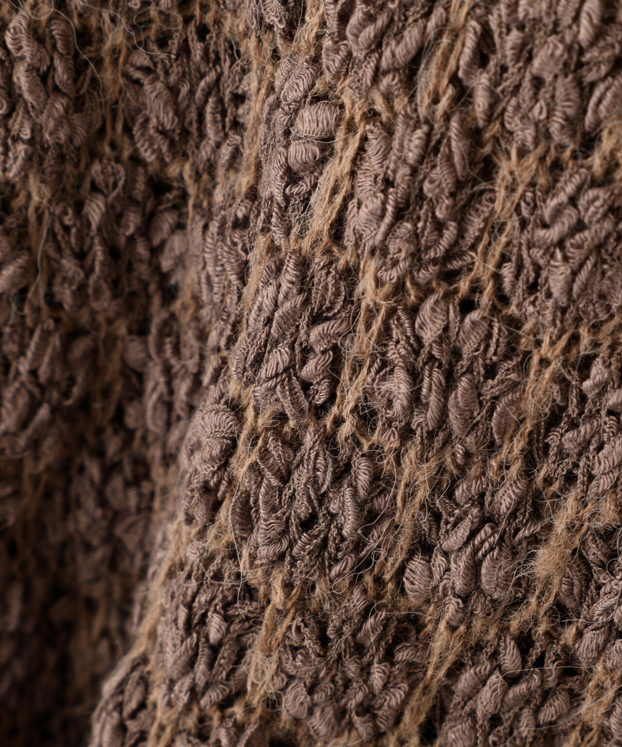 ポコポコワンショル脇ドロストオーバーニット