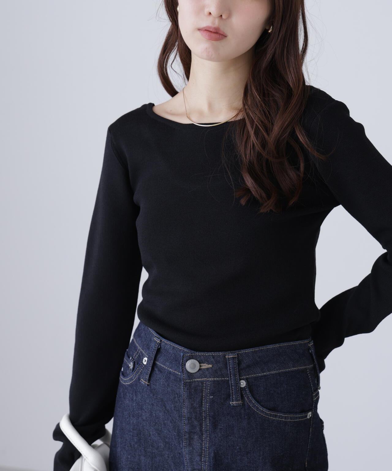 【MFM】バックオープンニット