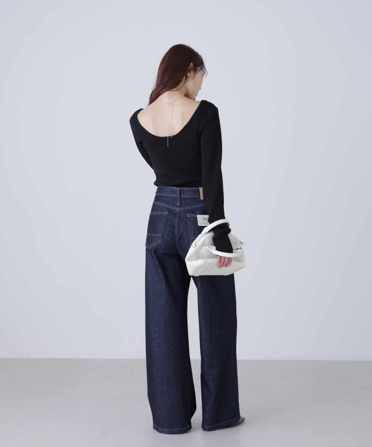 【MFM】バックオープンニット