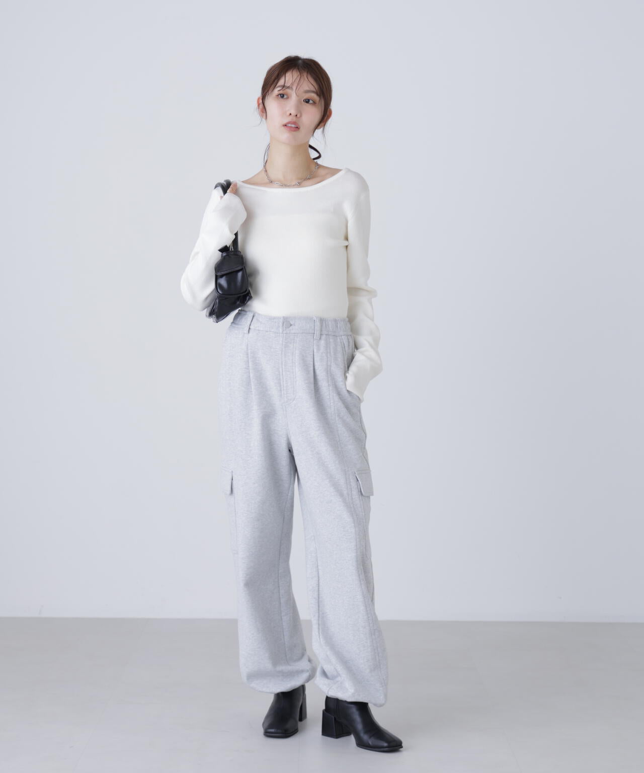 【MFM】バックオープンニット