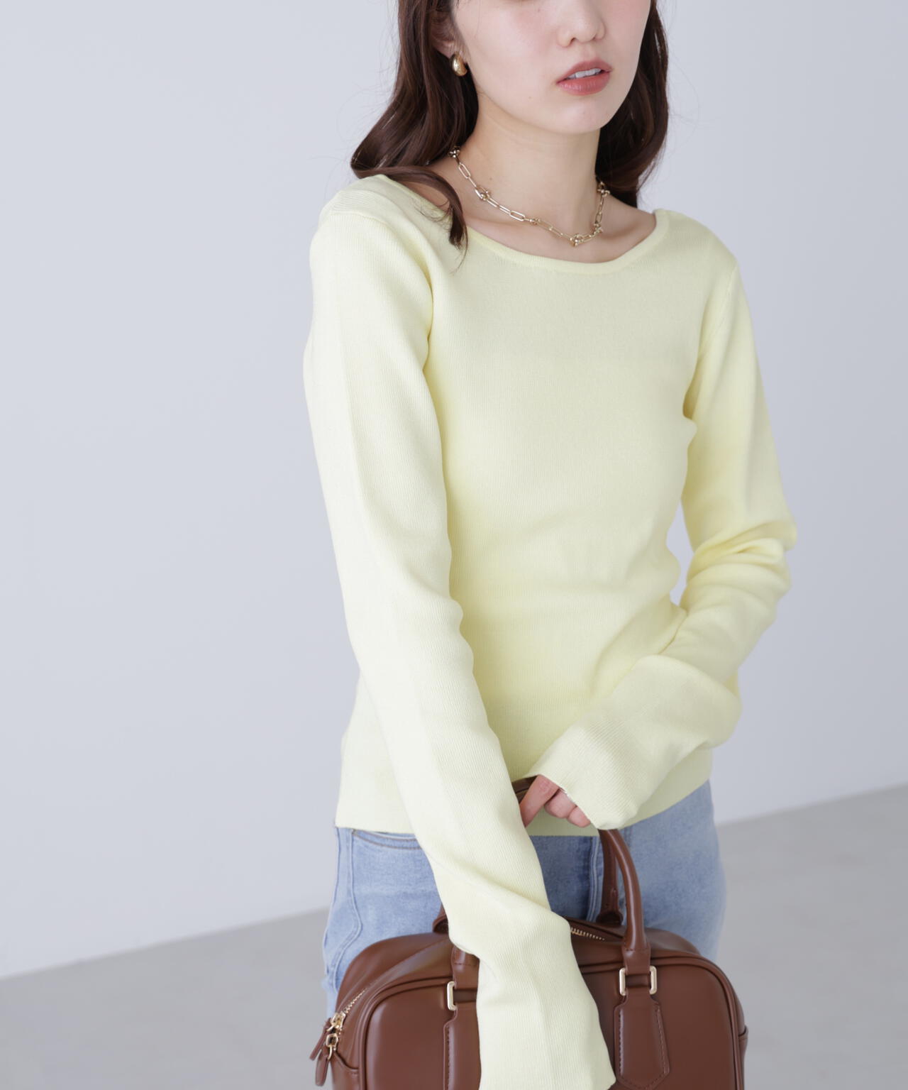 【MFM】バックオープンニット