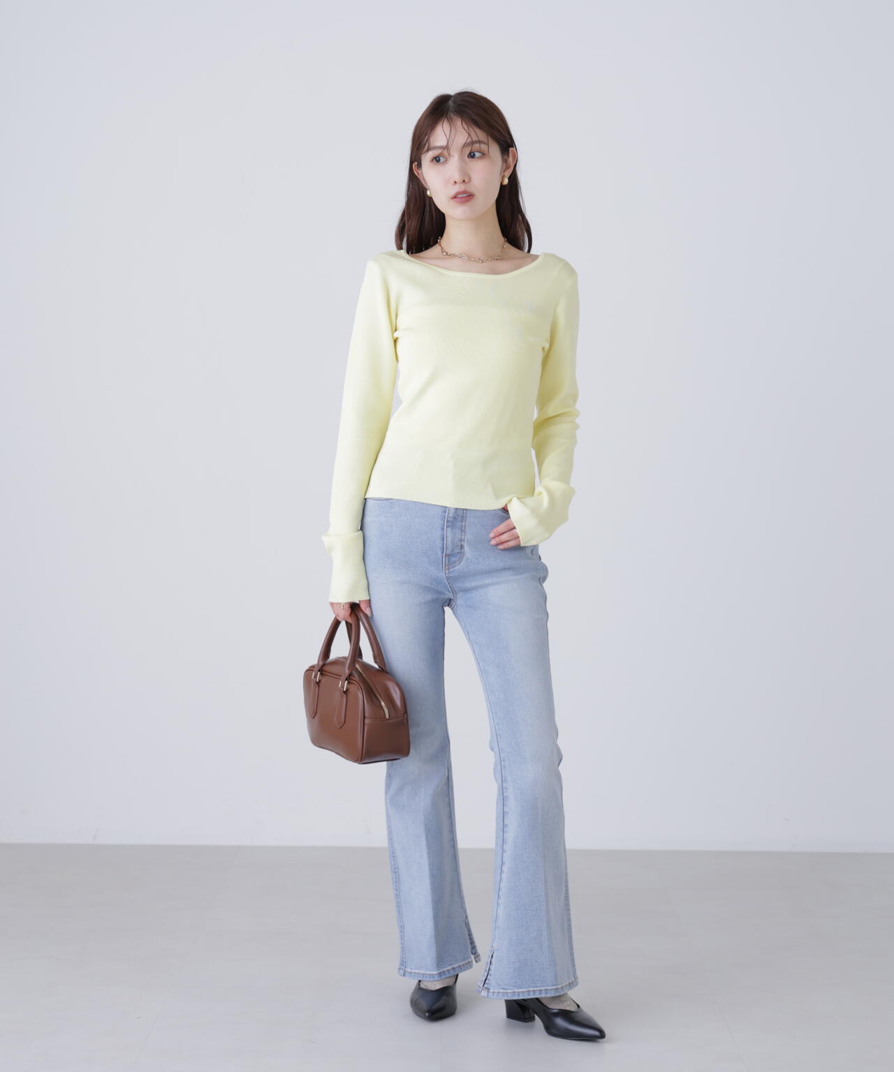 【MFM】バックオープンニット