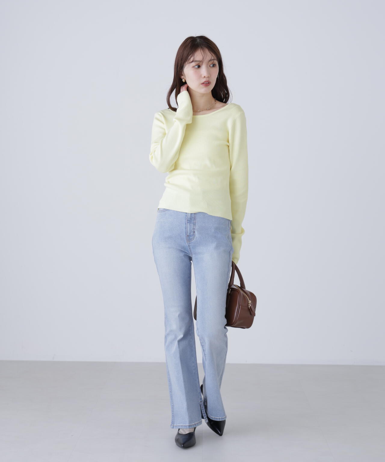 【MFM】バックオープンニット