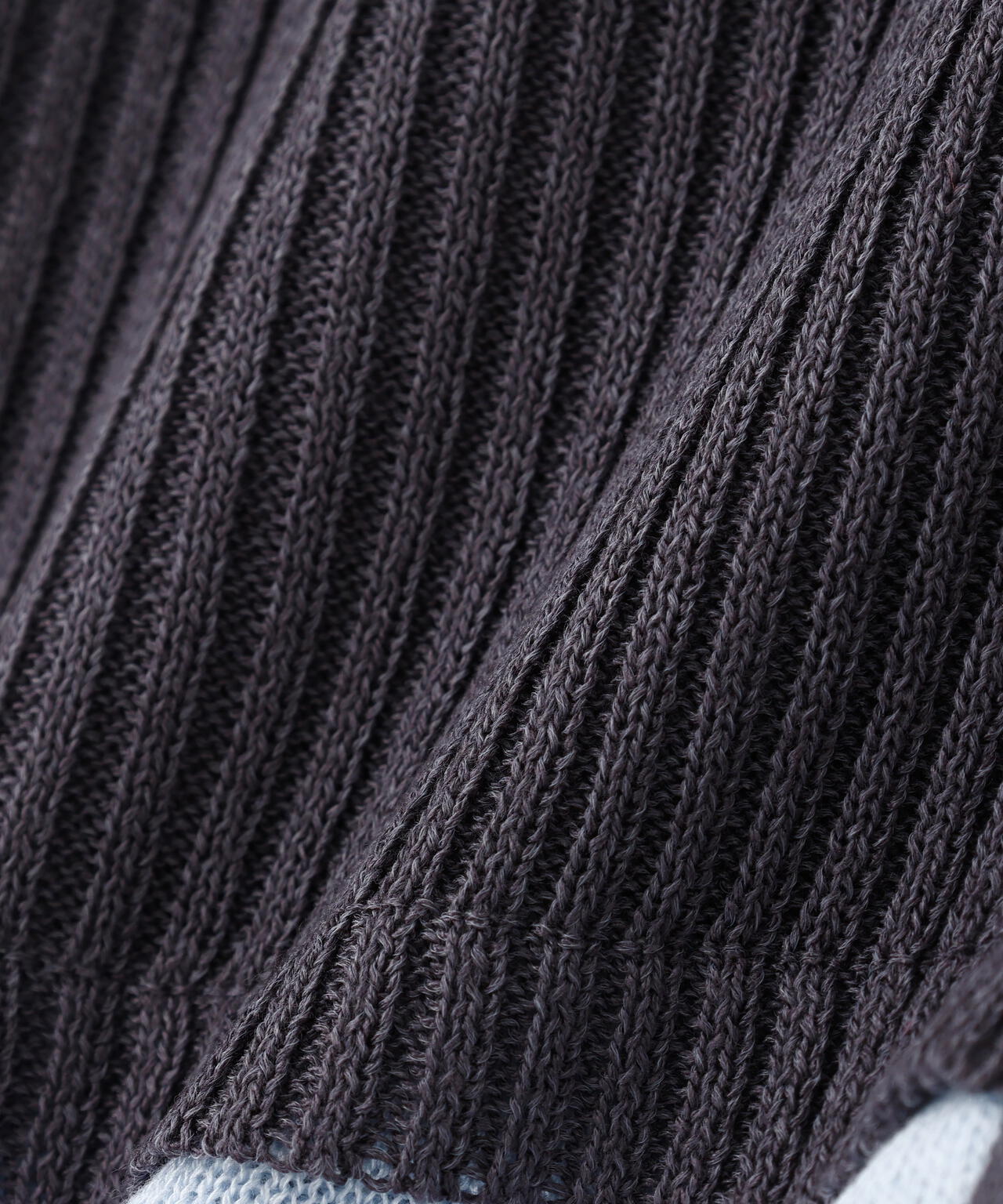 【RIO企画】レイヤー襟ポロリブニット〈MFM〉