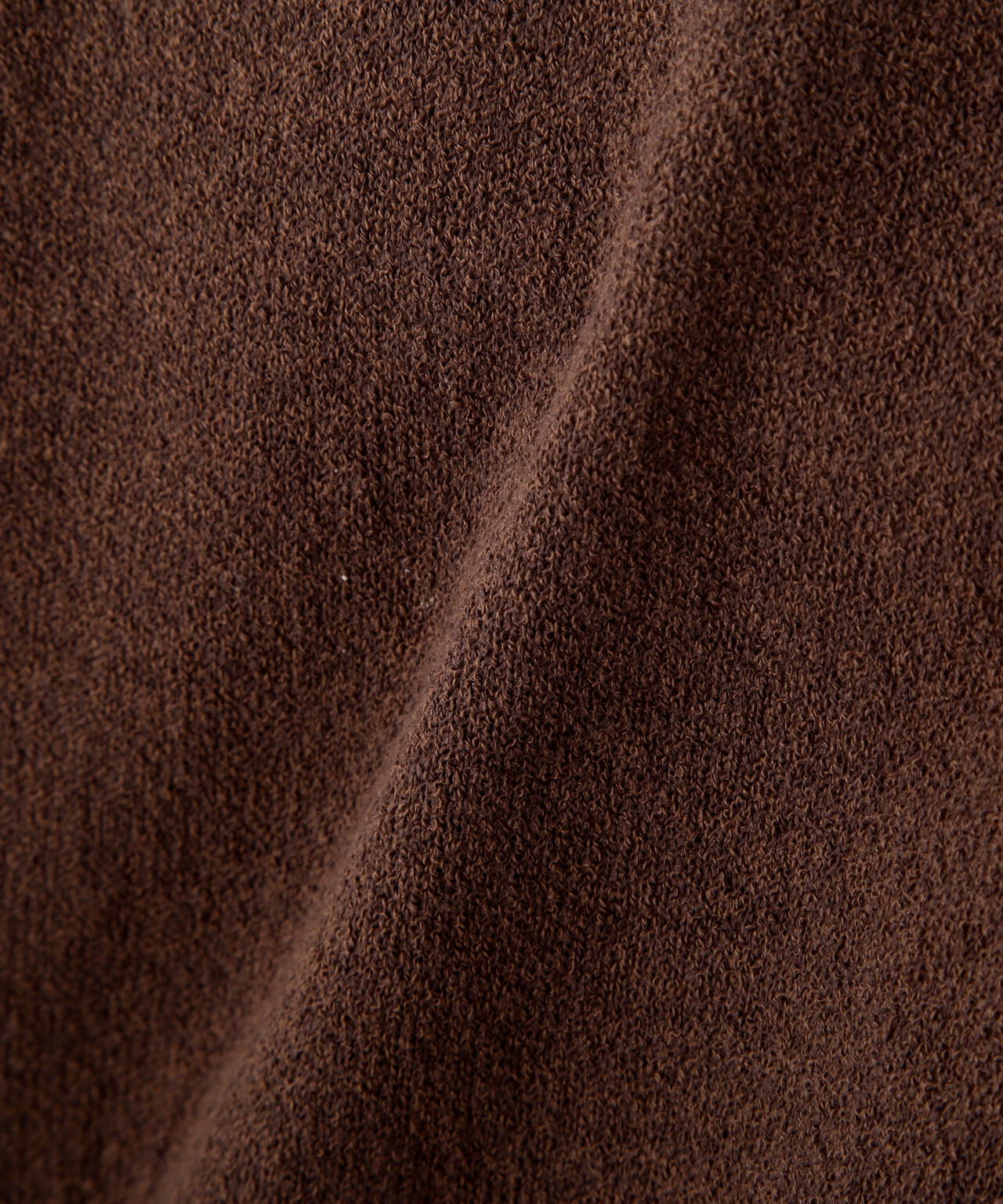 衿付きミニブークレ半袖カーディガン