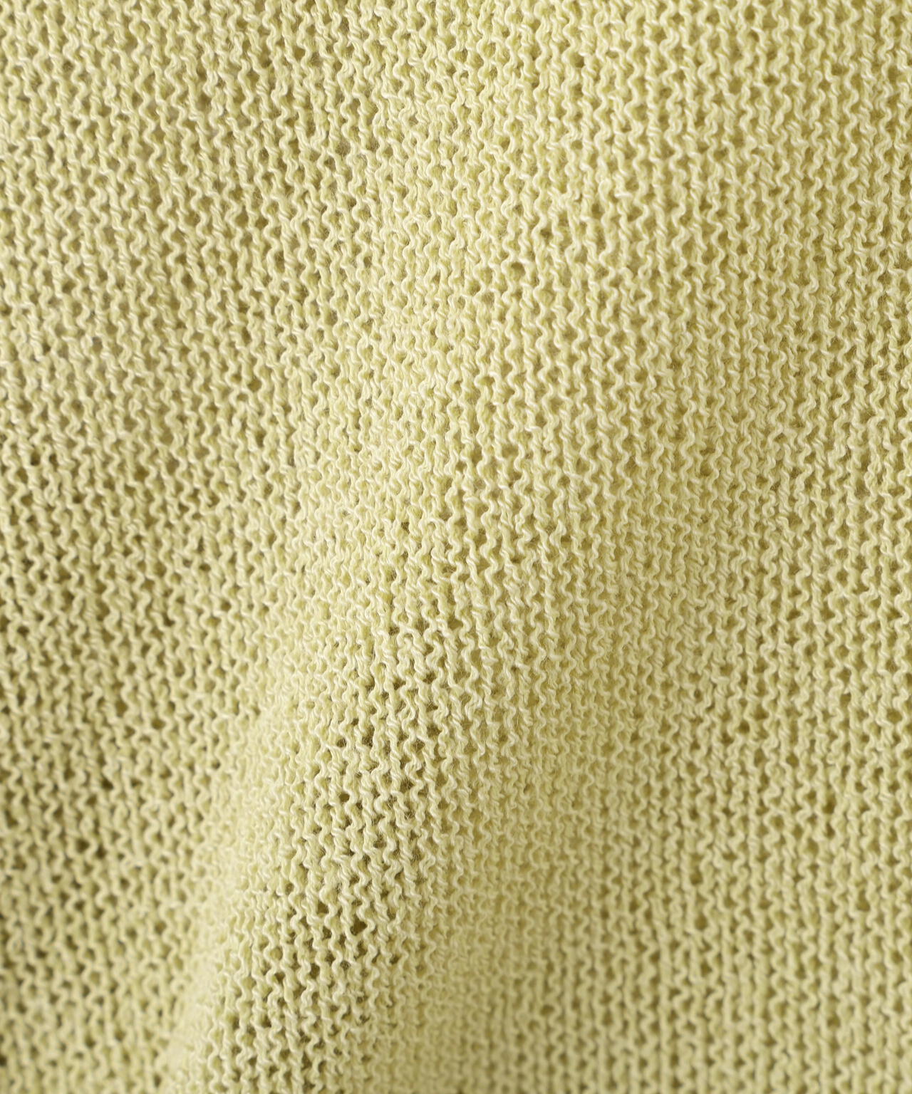 透かしあみ天竺短丈ニット