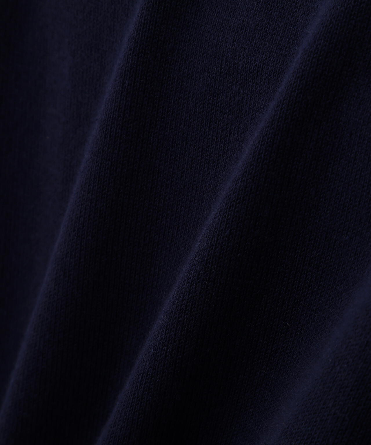 衿付きレイヤード風半袖ポロニット