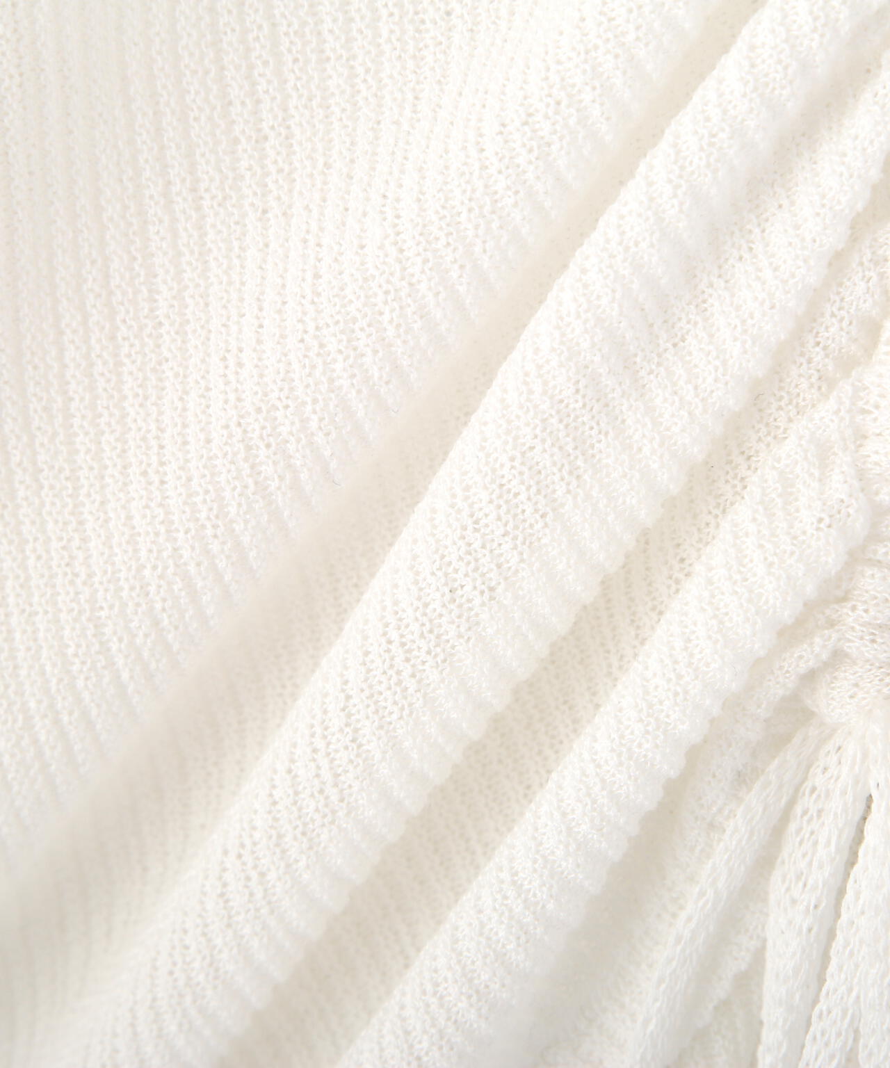 オフショル前後2wayシアーカーディガン