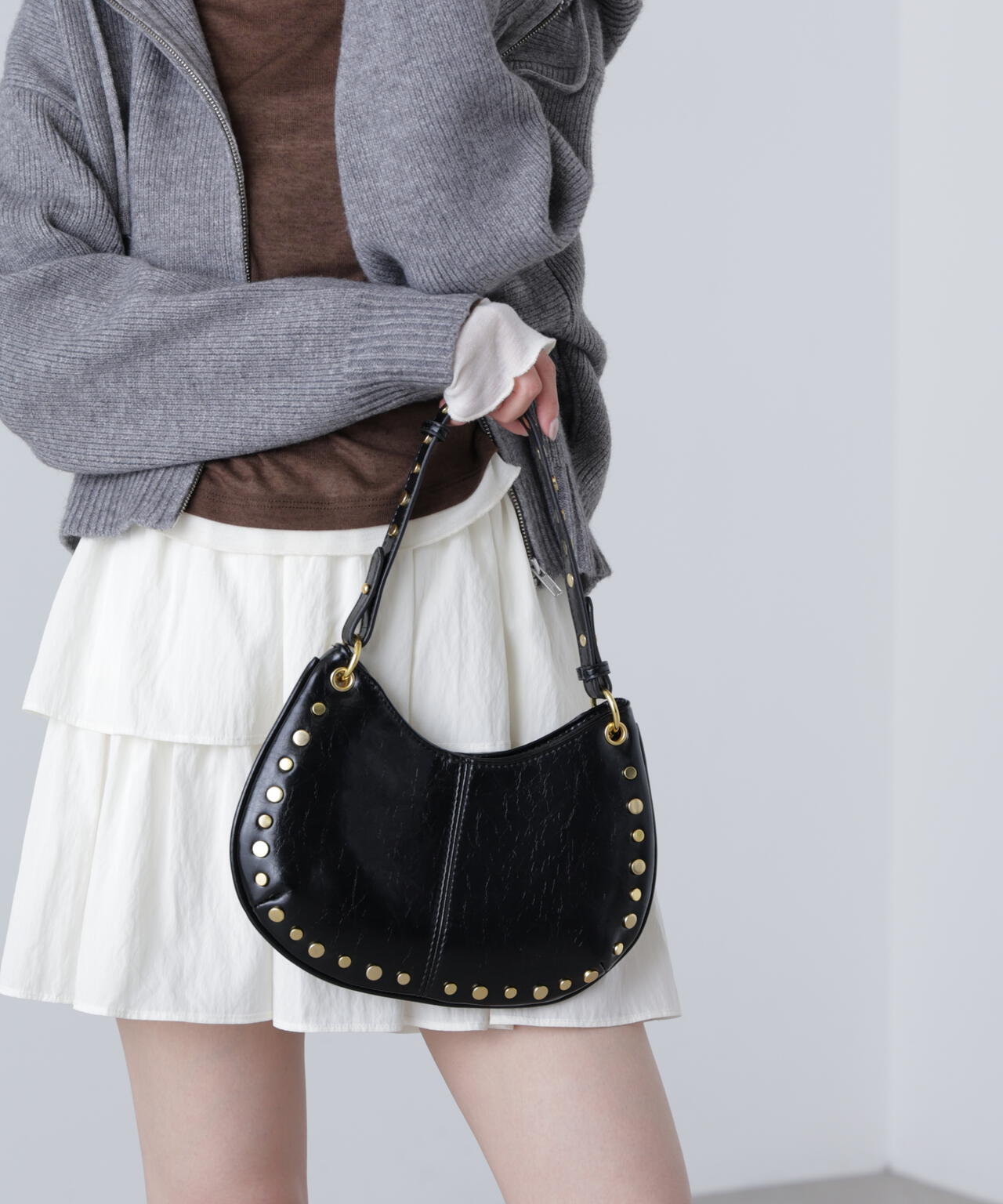 スタッツバック スタッズ付きショルダーバッグ | FREE'S MART（フリーズマート