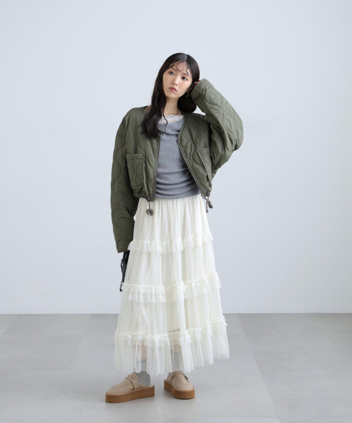 162cm 着用サイズ：M