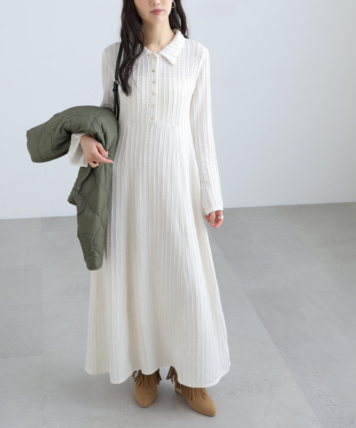 162cm 着用サイズ：M