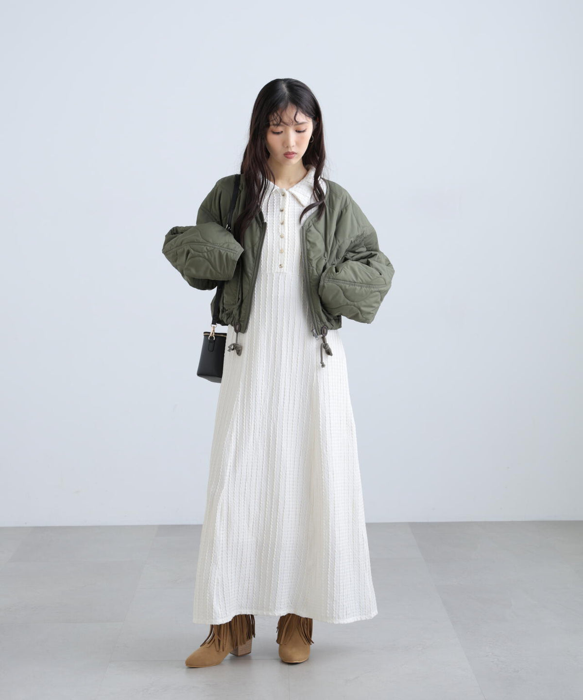 162cm 着用サイズ：M
