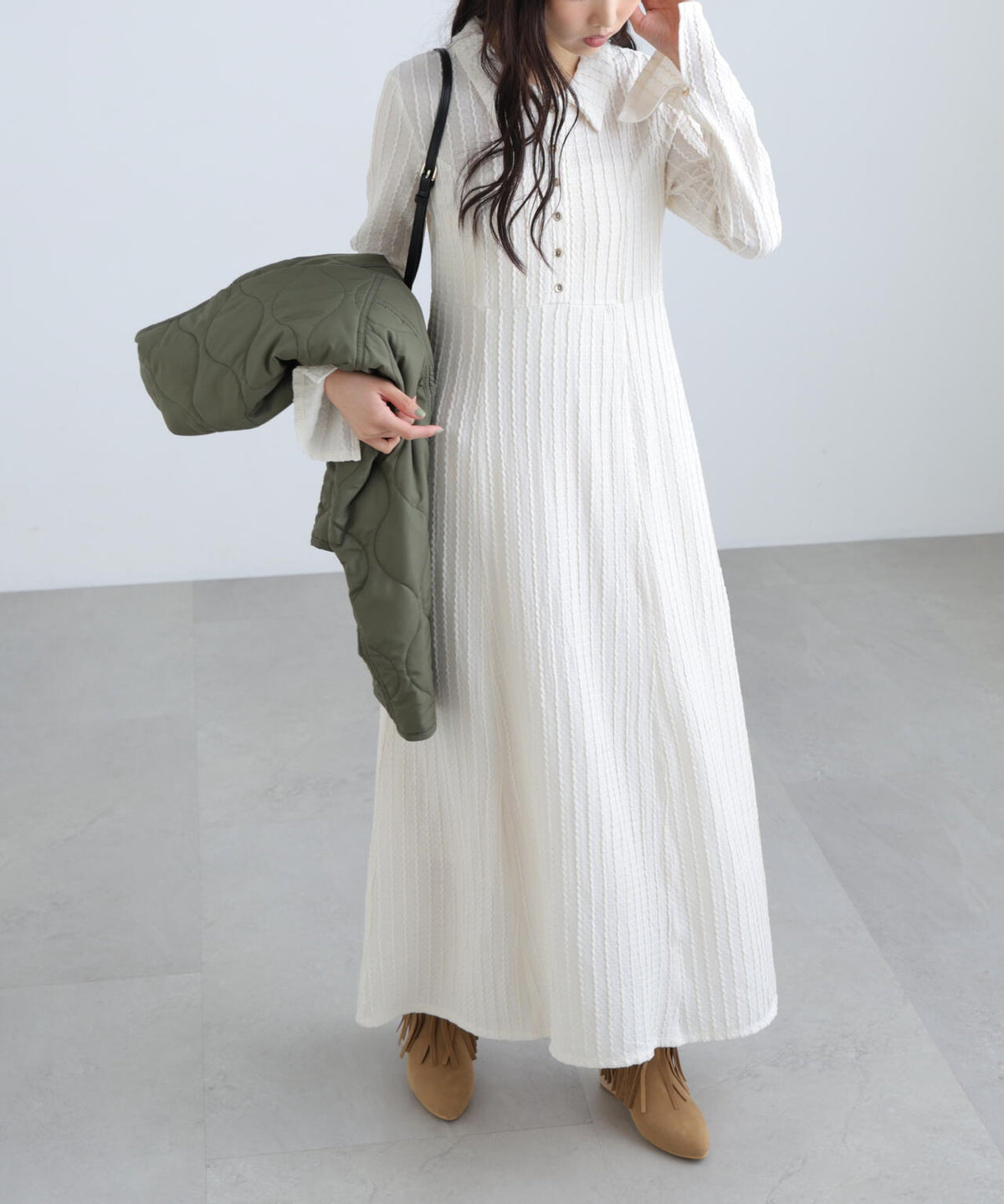 162cm 着用サイズ：M