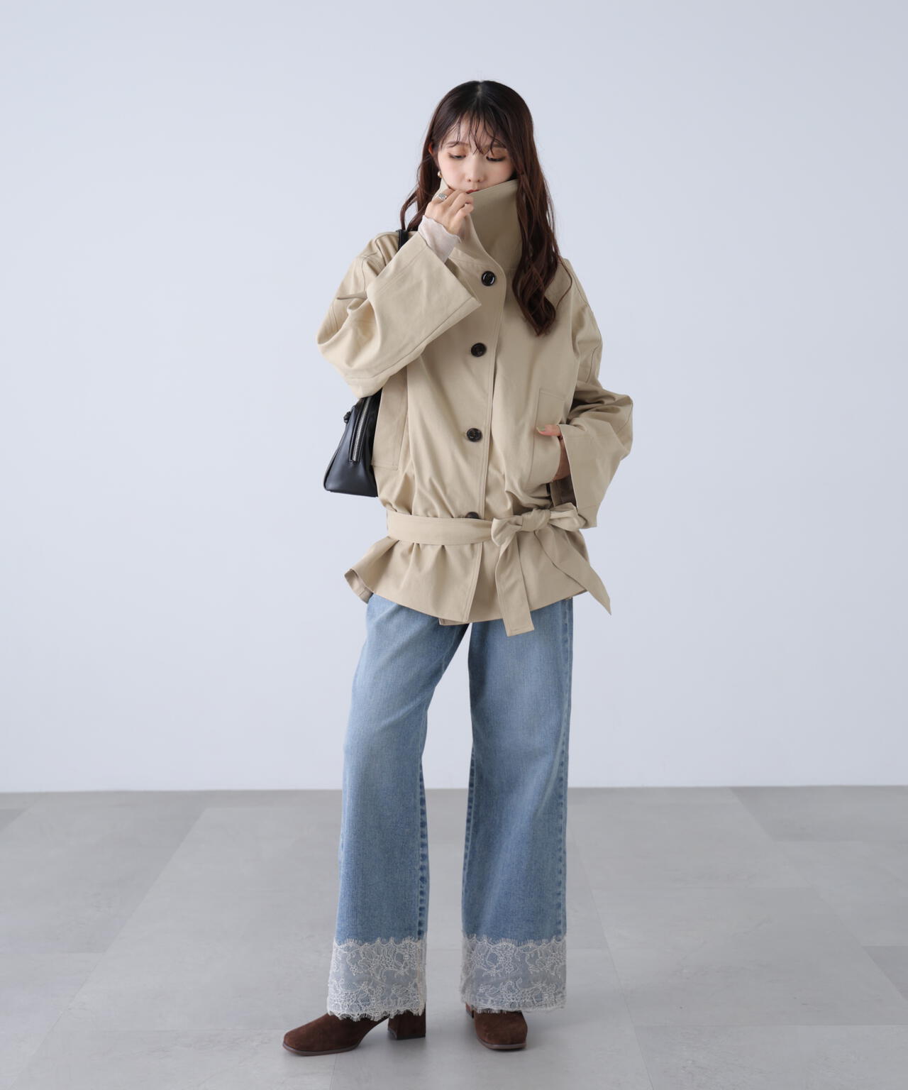 162cm 着用サイズ：M