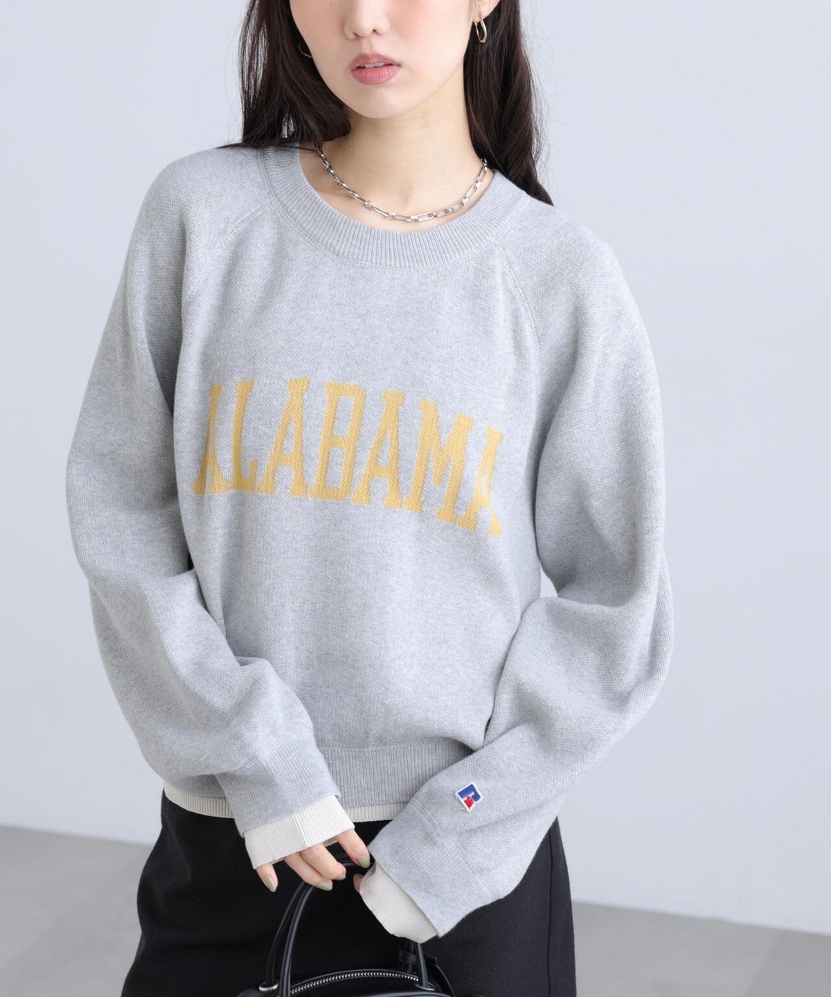 【RUSSELL ATHLETIC】別注ロゴニット