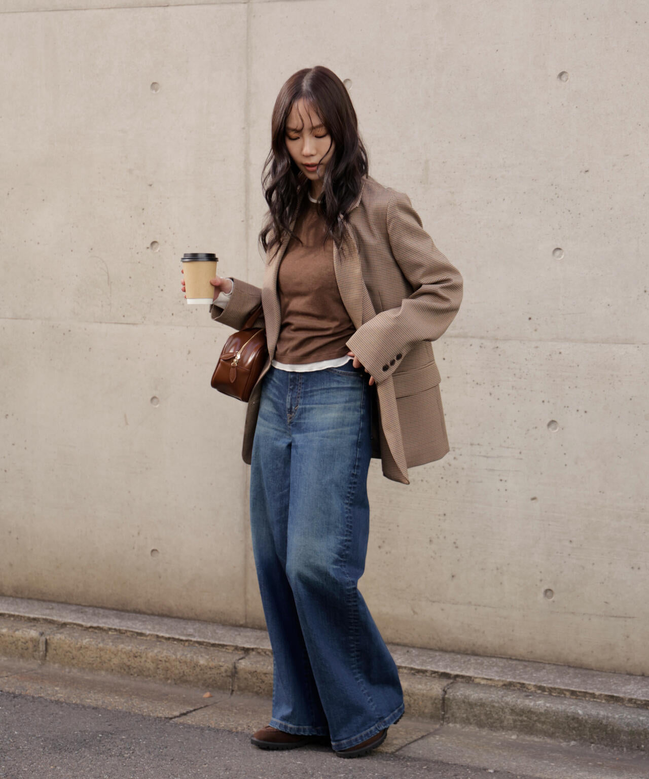 〈SOMETHING〉LISAワイドデニムパンツ XS別注