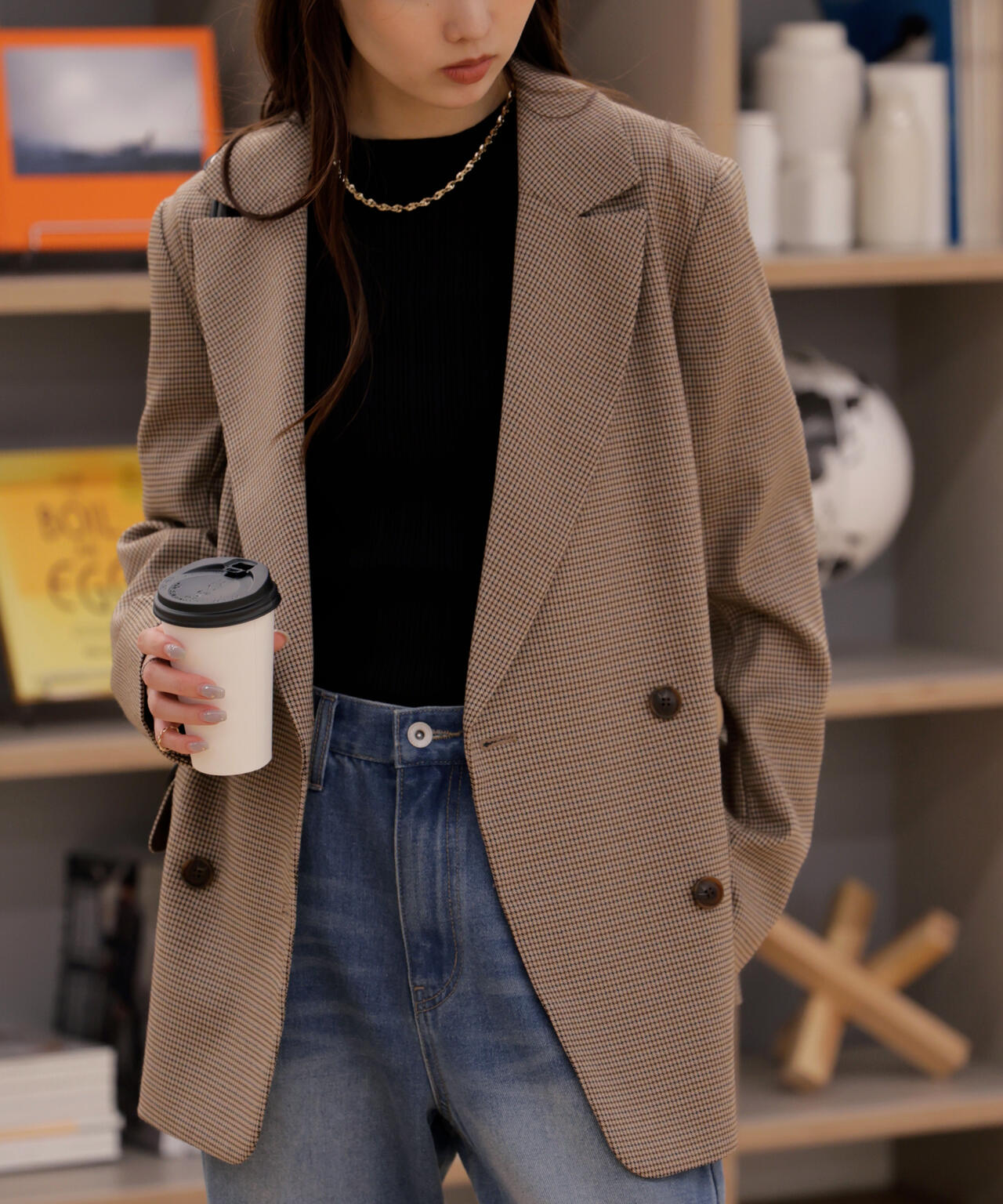 ネイビー 追加生産予約】ダブルブレストジャケット | FREE'S