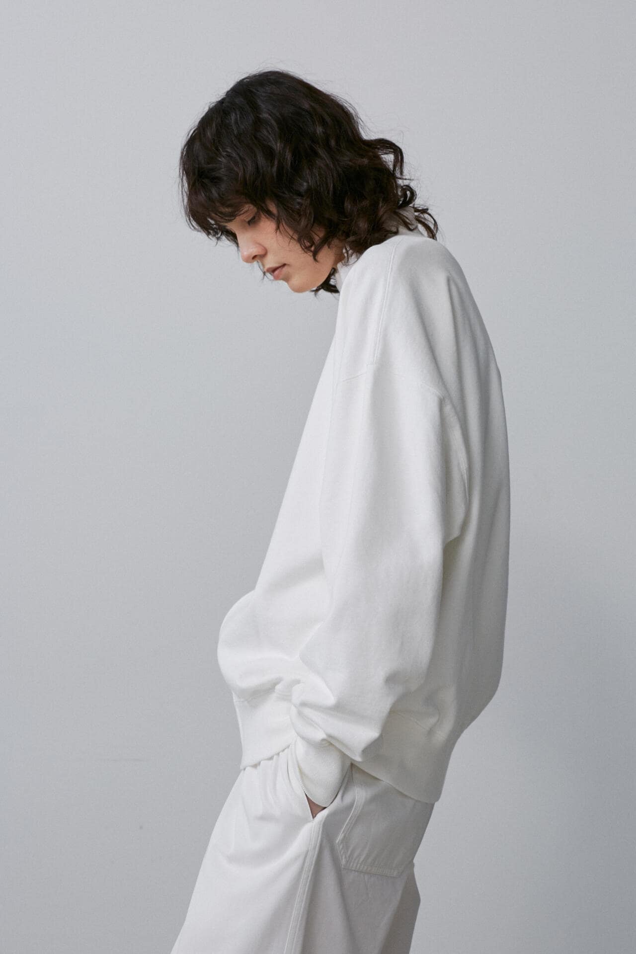 Y / ORGANIC COTTON BLEND HEAVY WEIGHT FLEECE BZ | YLÈVE（イレーヴ