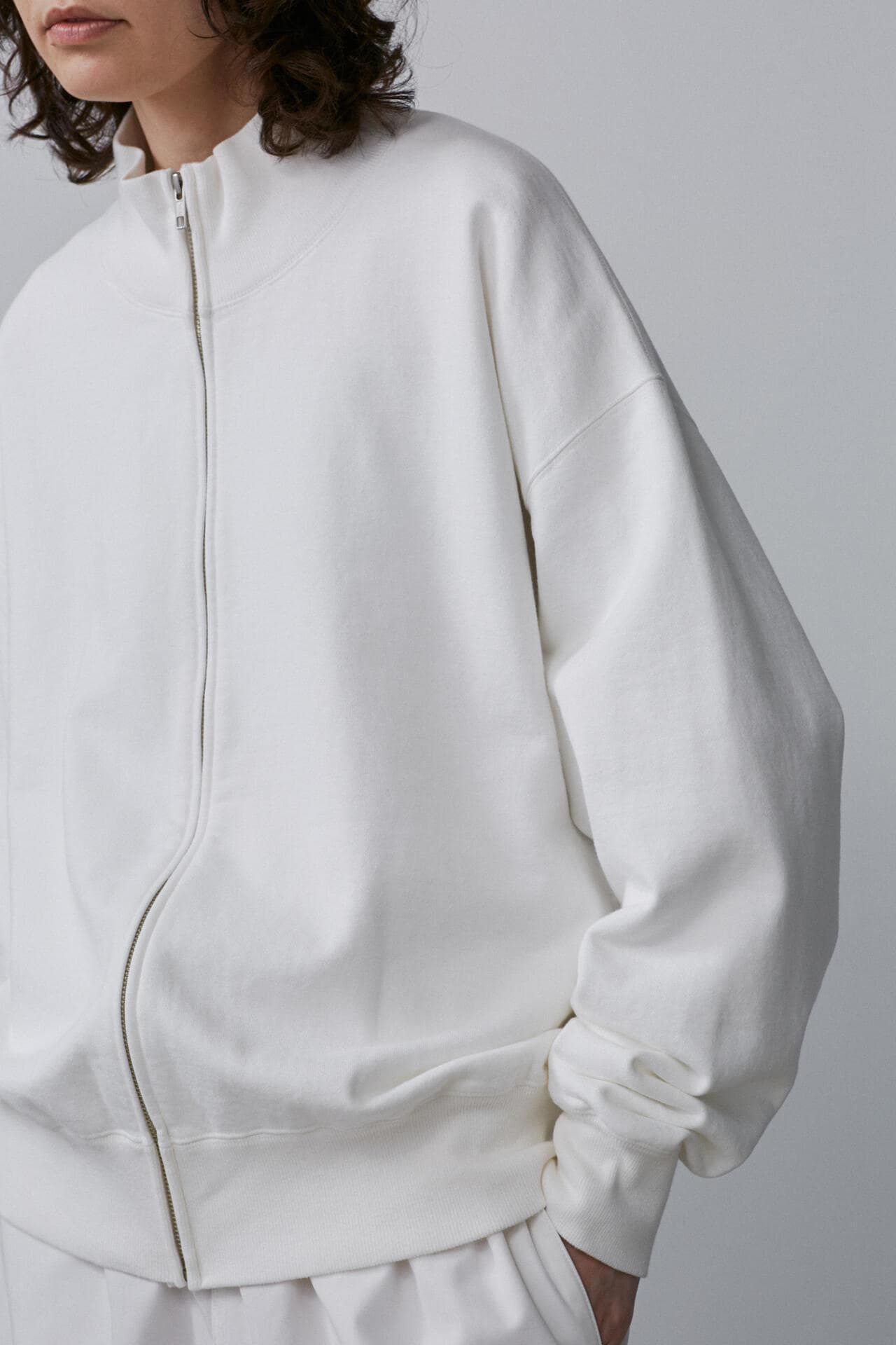 Y / ORGANIC COTTON BLEND HEAVY WEIGHT FLEECE BZ | YLÈVE（イレーヴ