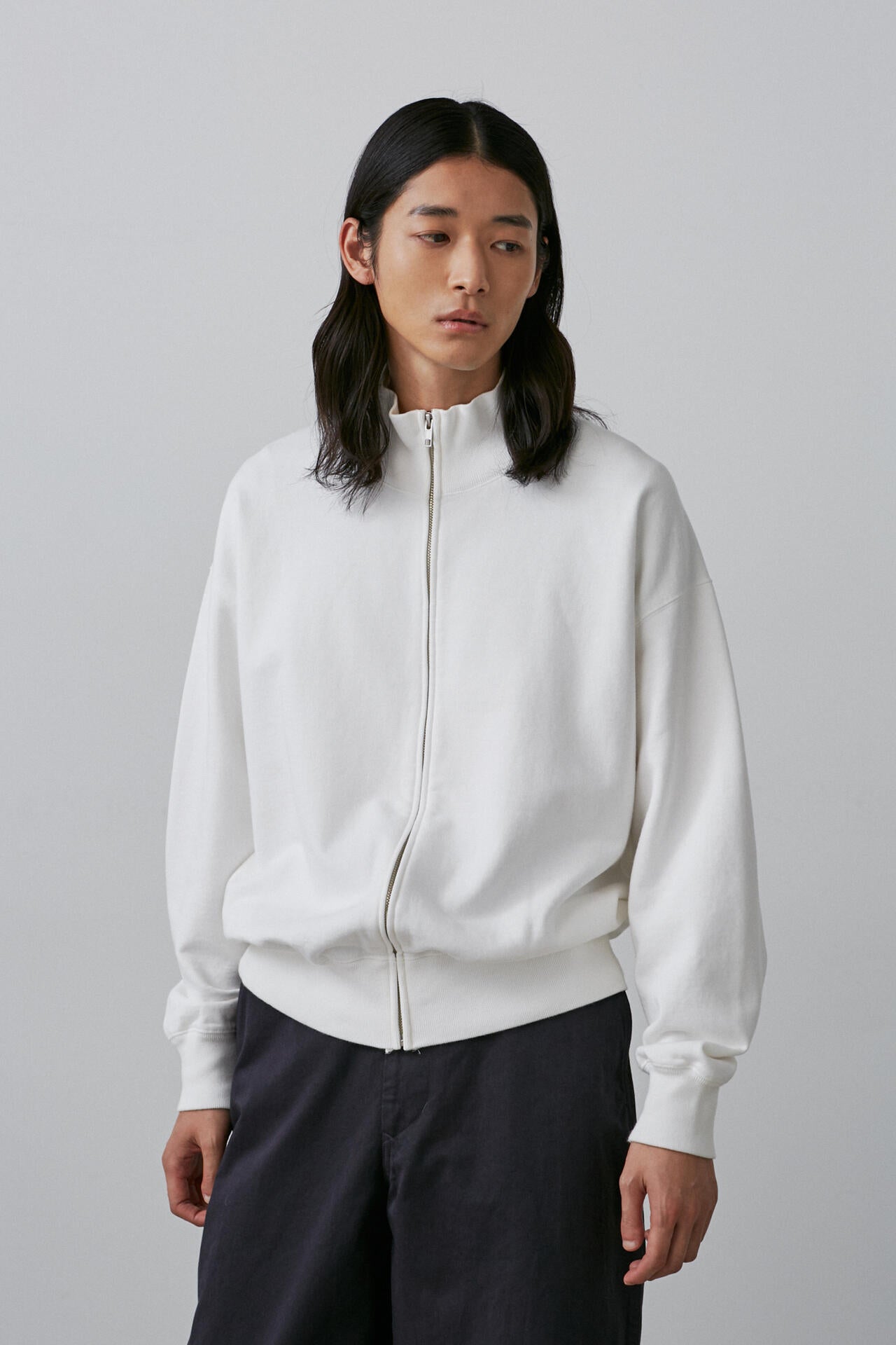 Y / ORGANIC COTTON BLEND HEAVY WEIGHT FLEECE BZ | YLÈVE（イレーヴ