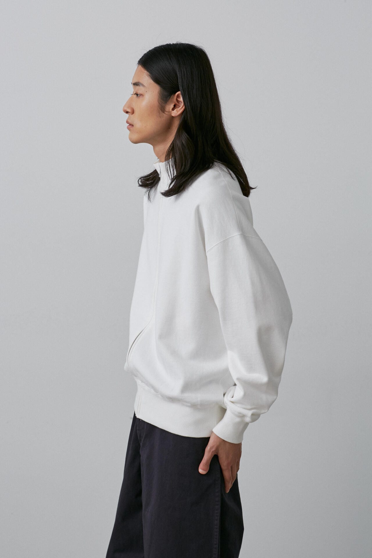 Y / ORGANIC COTTON BLEND HEAVY WEIGHT FLEECE BZ | YLÈVE（イレーヴ