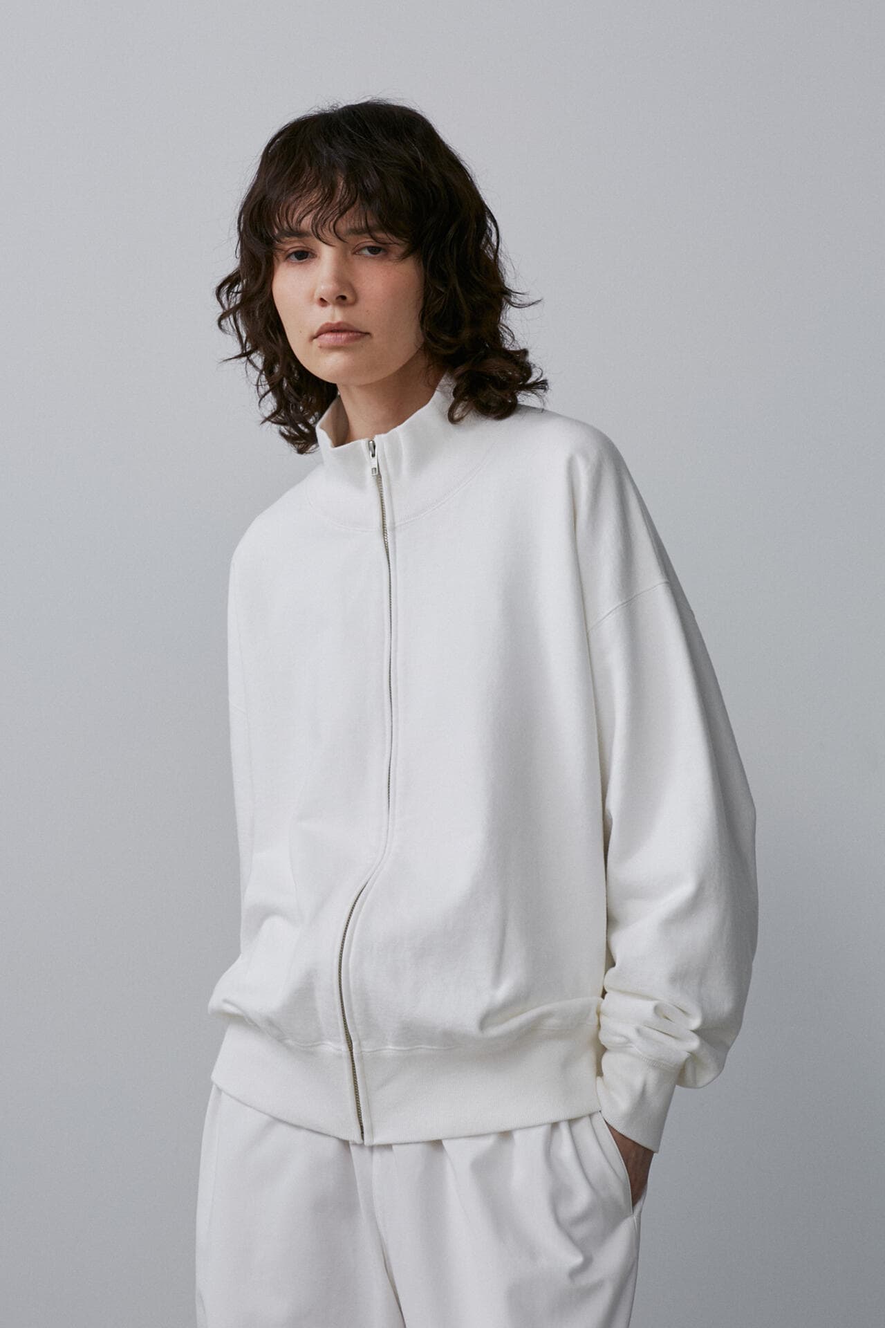 Y / ORGANIC COTTON BLEND HEAVY WEIGHT FLEECE BZ | YLÈVE（イレーヴ