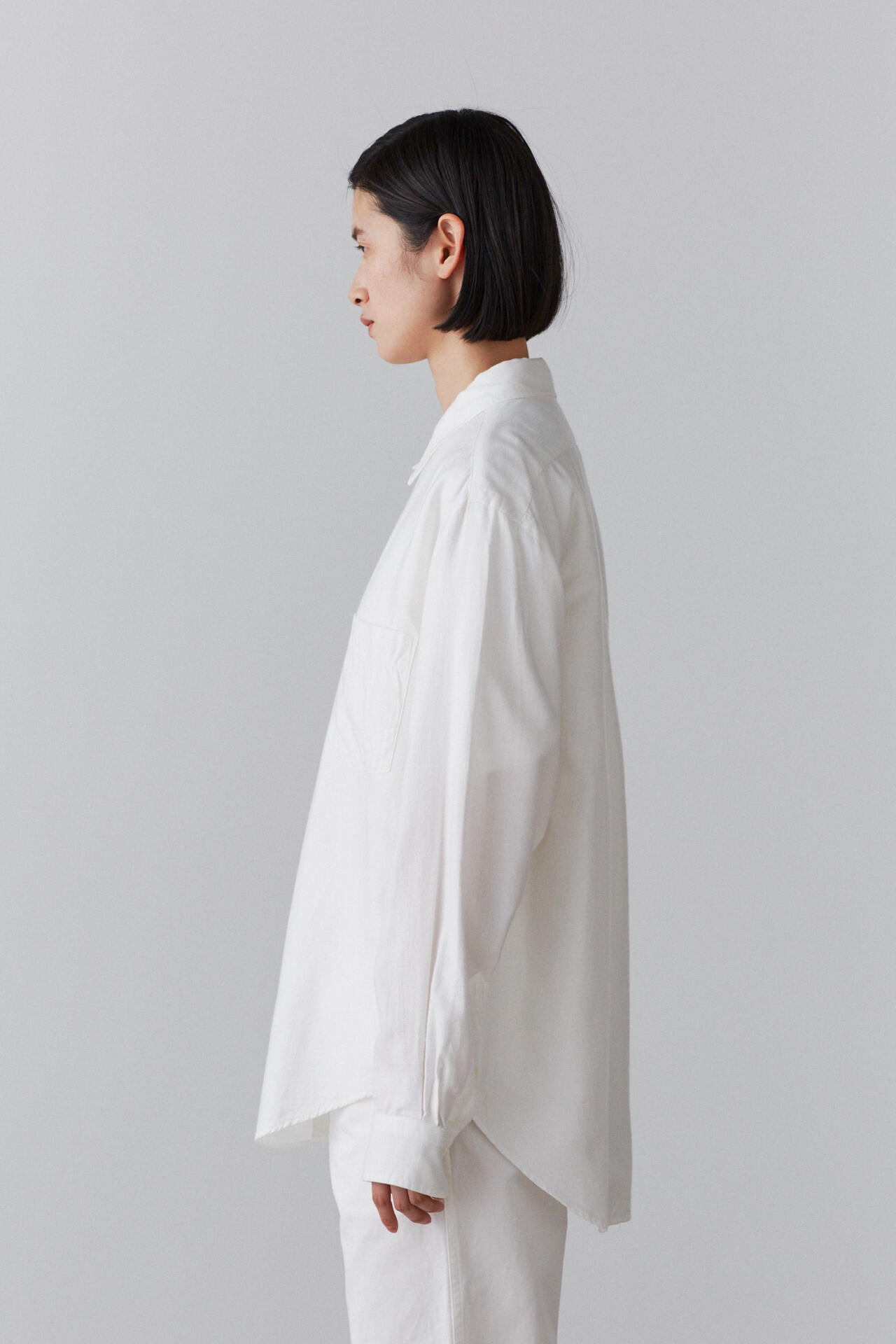 Y / ORGANIC COTTON / TENCEL BRUSHED TWILL SH | YLÈVE（イレーヴ