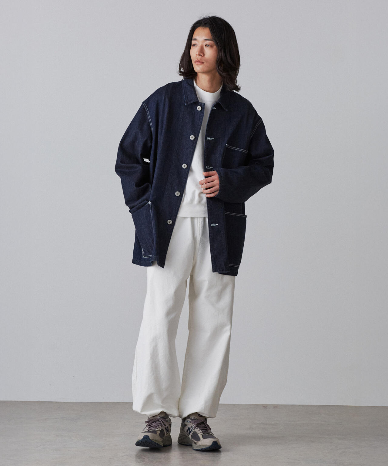 Y / 12.5oz ORGANIC COTTON DENIM BLOUSON | YLÈVE（イレーヴ