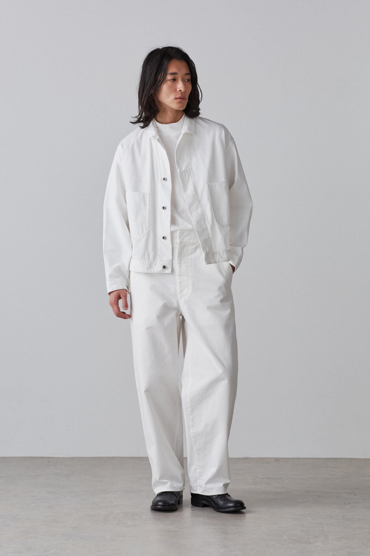 Y / ORGANIC COTTON RECYCLE POLYESTER TWILL BLOUSON