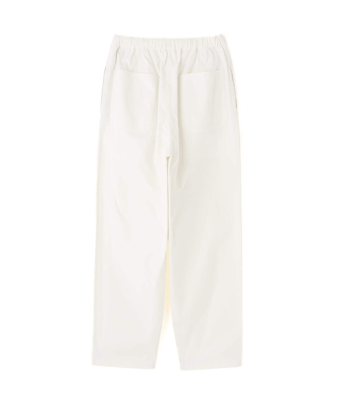 Ｙ / ORGANIC COTTON / RECYCLE POLYESTER TWILL TAPERED EASY TROUSERS