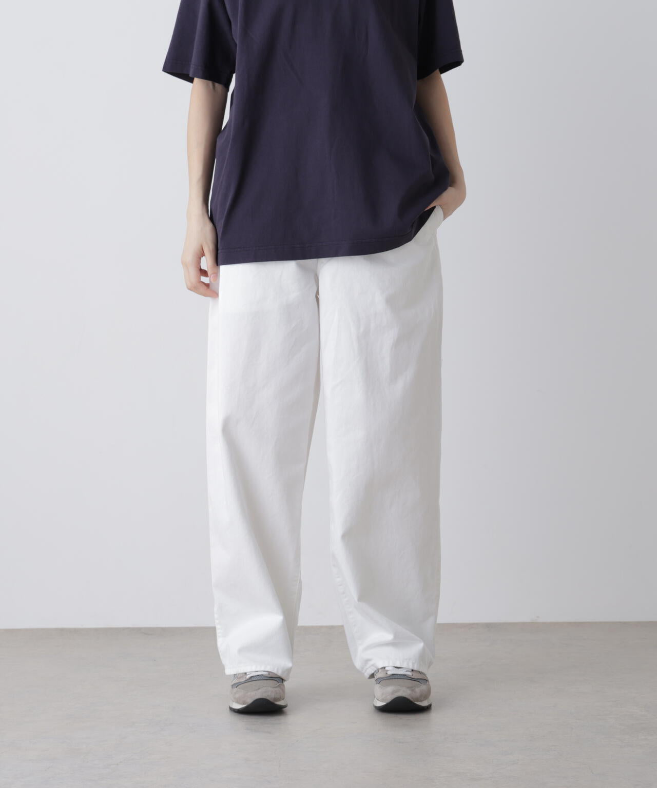 Y / ORGANIC COTTON CHINO ADJUSTER TROUSERS | YLÈVE（イレーヴ
