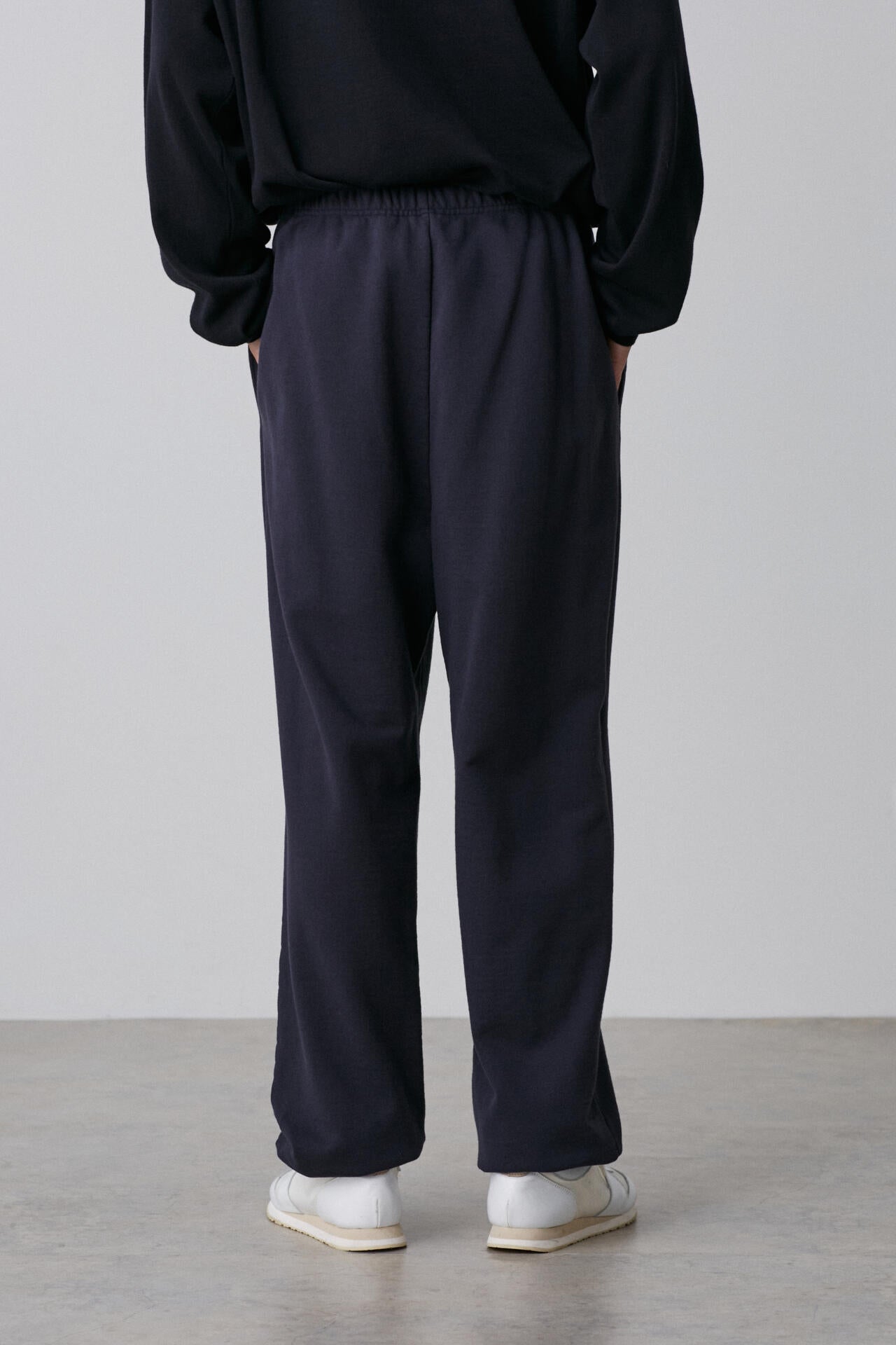 Y / ORGANIC COTTON BLEND HEAVY WEIGHT FLEECE TROUSERS | YLÈVE