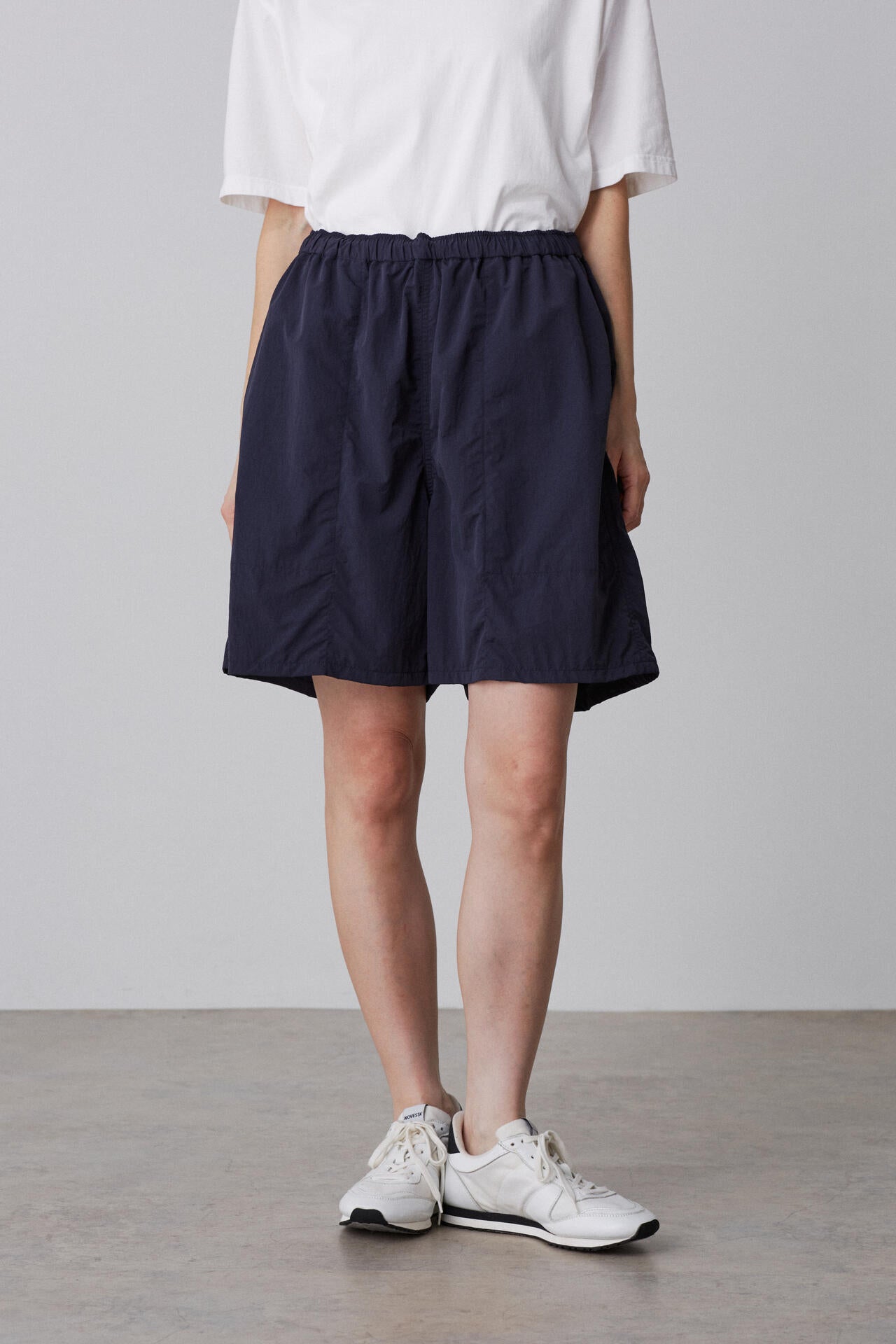 Ｙ / RECYCLE NYLON MIX TAFFETA SHORTS