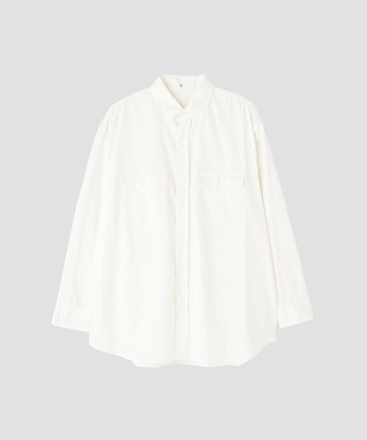 Y / ORGANIC COTTON HIGH DENSITY SATIN SHIRT | YLÈVE（イレーヴ