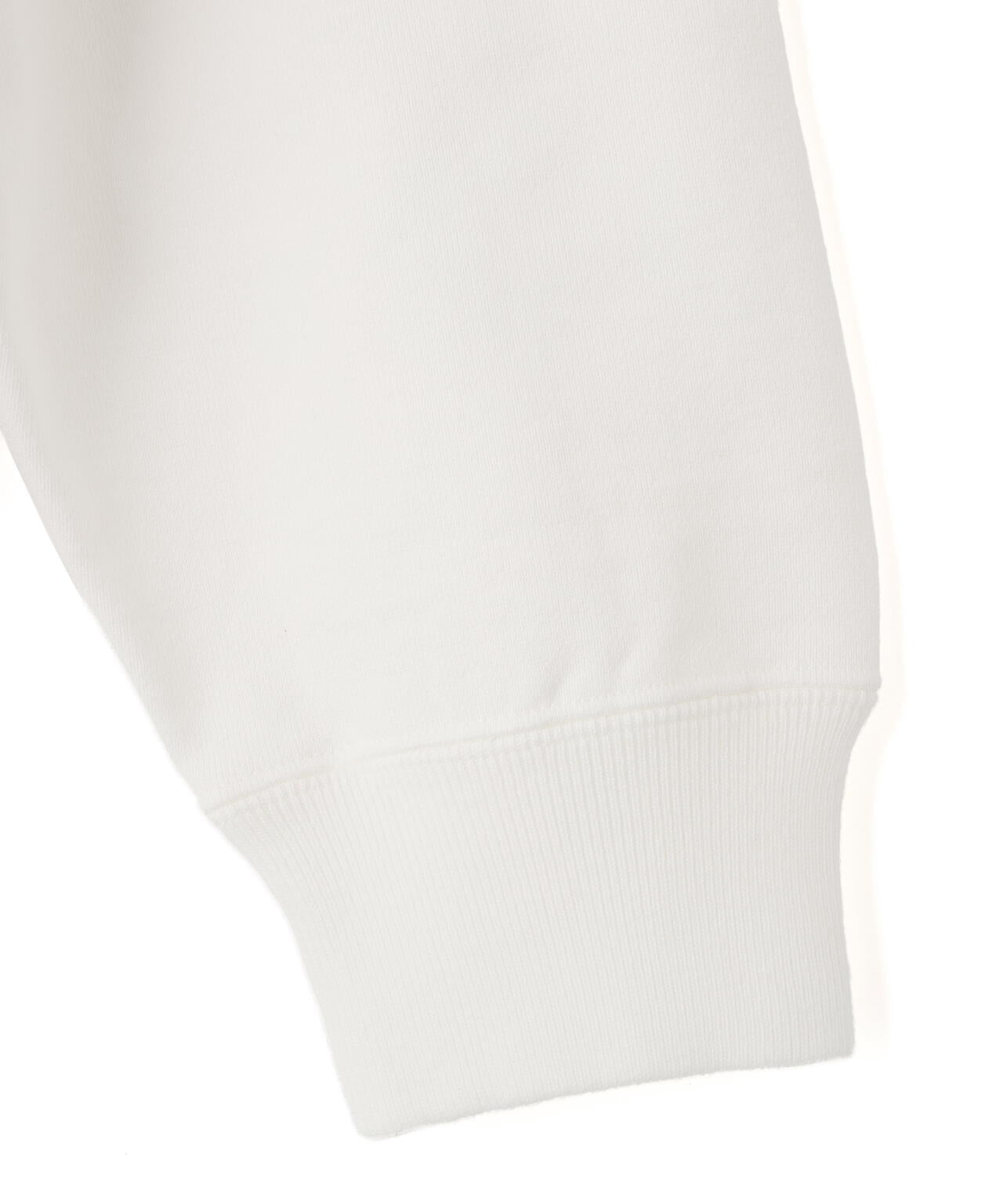 Ｙ / ORGANIC COTTON BLEND HEAVY WEIGHT FLEECE HALF ZIP