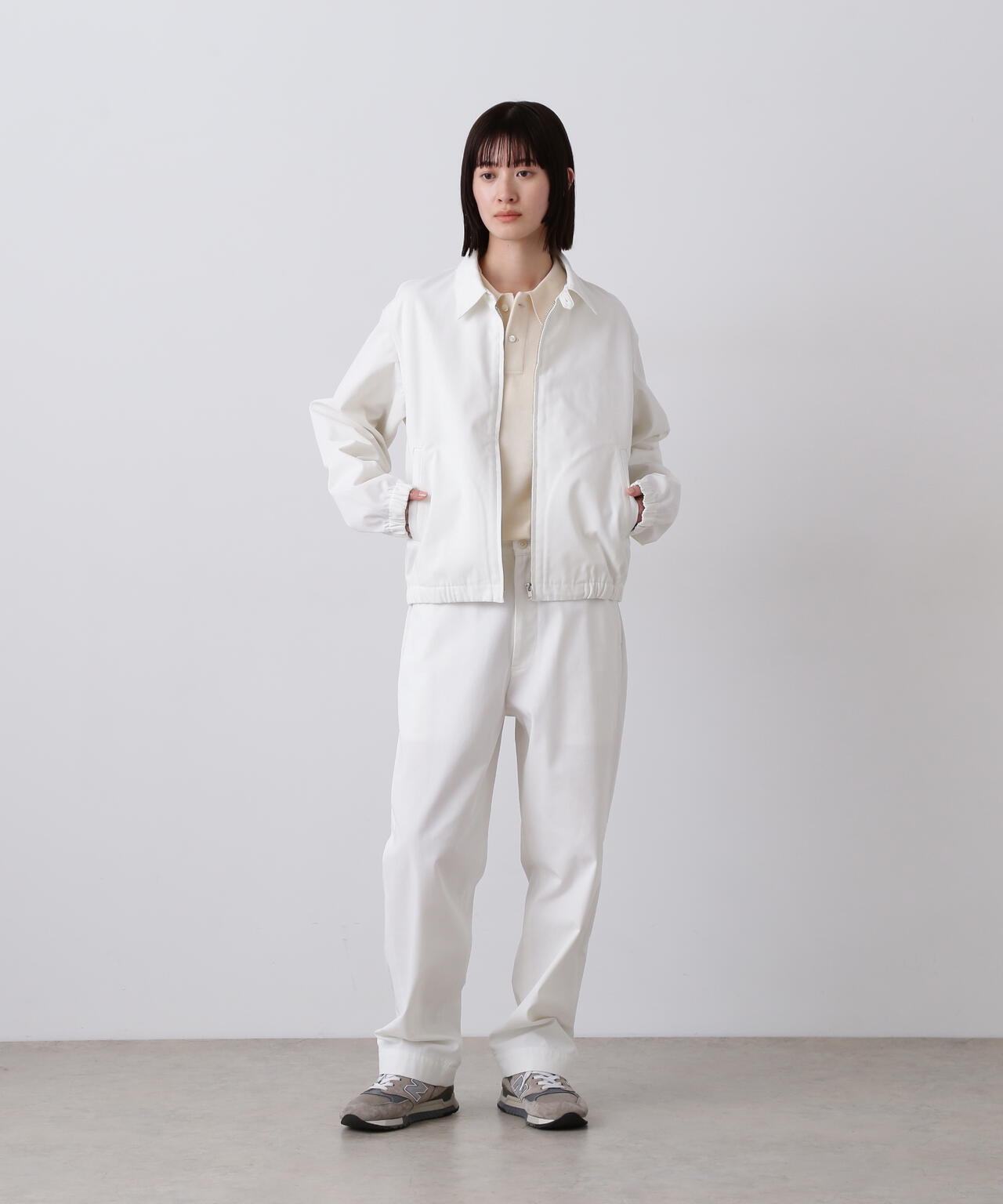 YLEVE ORGANIC COTTON DOUBLE CLOTH つなぎ Y / ORGANIC COTTON BLEND HEAVY WEIGHT FLEECE TR | YLÈVE