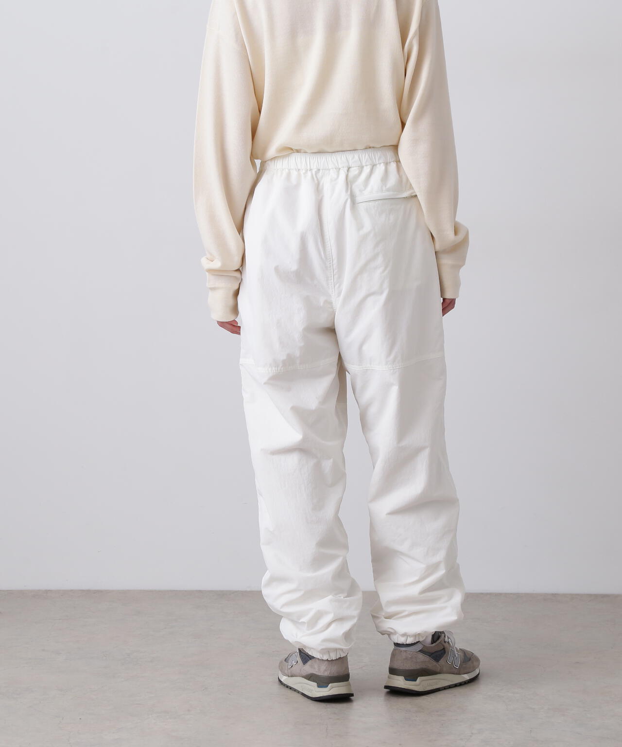 Y / RECYCLE NYLON MIX TAFFETA / RECYCLE POLYESTER FLEECE TROUSERS