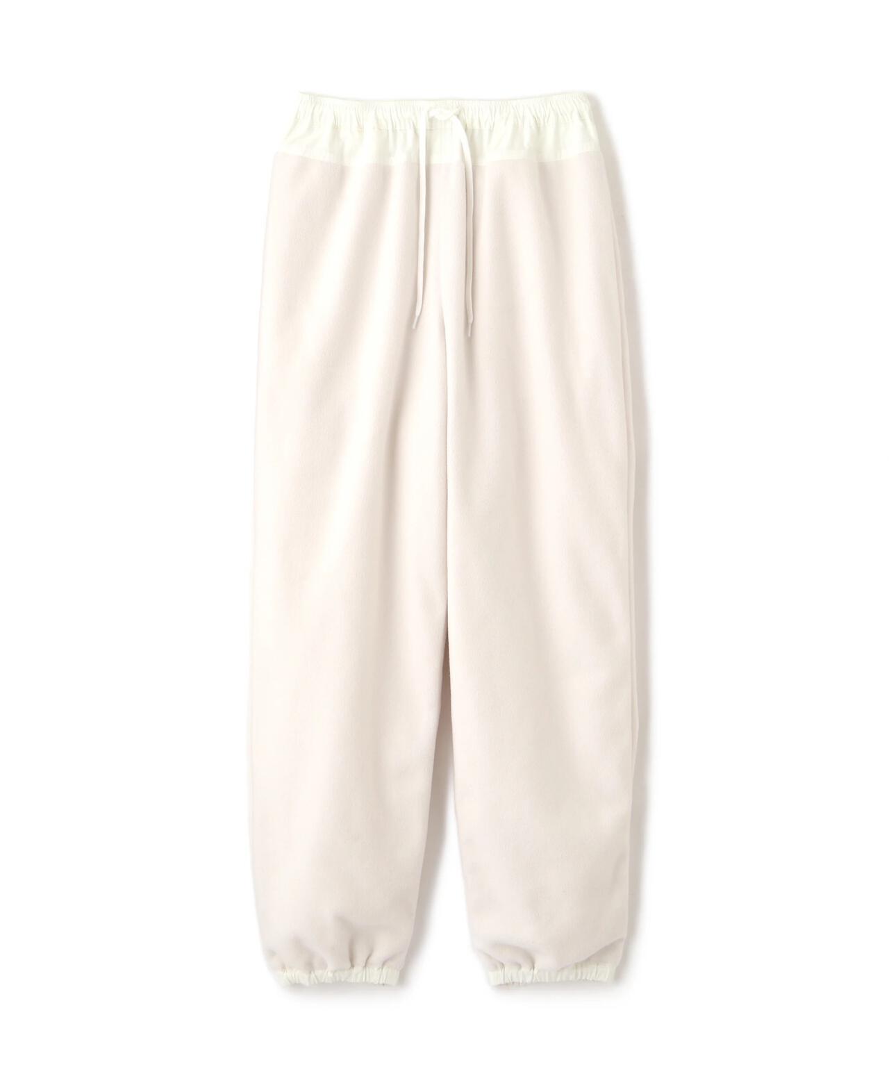 Ｙ / RECYCLE NYLON MIX TAFFETA / RECYCLE POLYESTER FLEECE TROUSERS