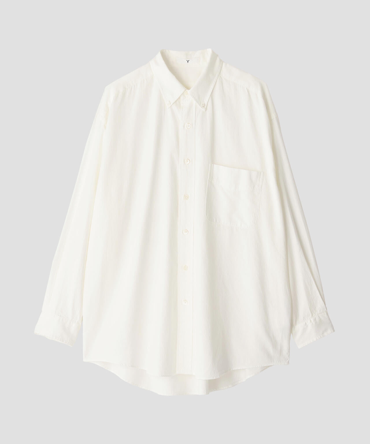 Ｙ / ORGANIC COTTON WASHER SATIN SHIRT