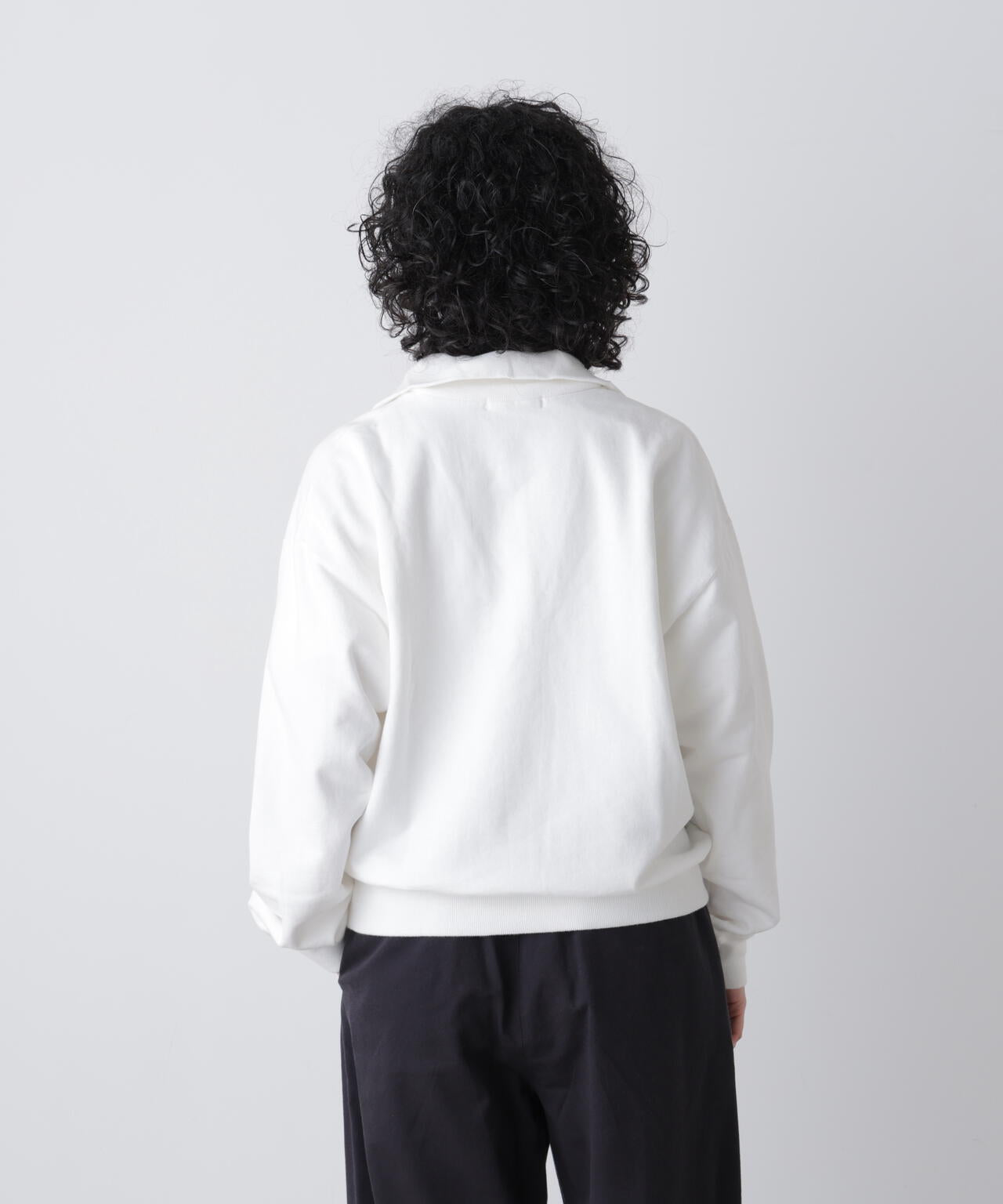 Y / ORGANIC COTTON BLEND HEAVY WEIGHT FLEECE HALF ZIP | YLÈVE