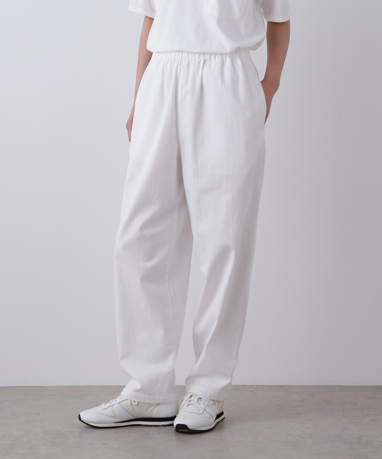 YLEVE イレーヴ ホワイトデニム　ワイド Y / ORGANIC COTTON LIGHT DENIM TROUSERS | YLÈVE（イレーヴ