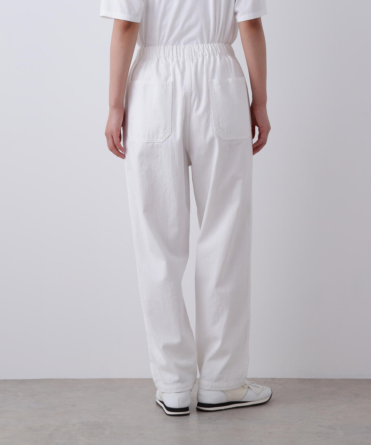 Y / ORGANIC COTTON LIGHT DENIM TROUSERS | YLÈVE（イレーヴ
