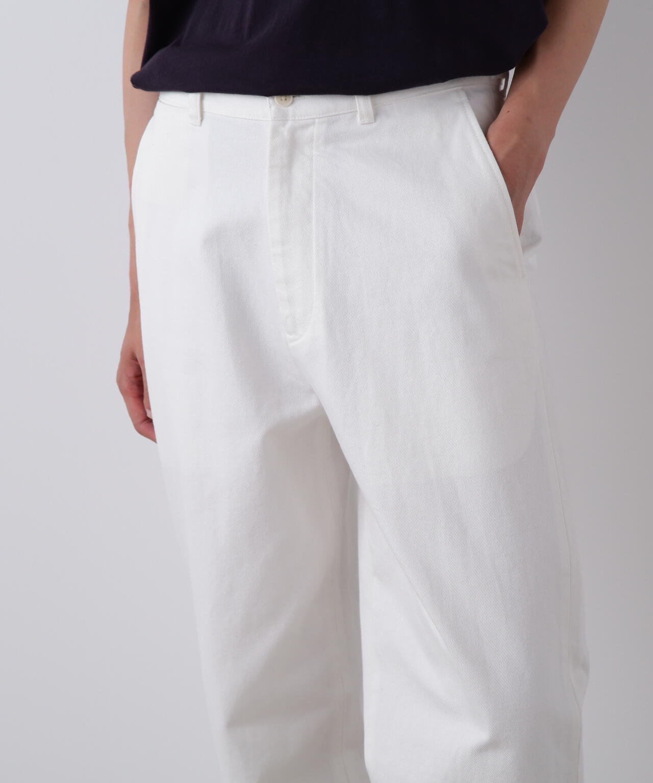 Y / 13oz ORGANIC COTTON DENIM ADJUSTER TROUSER | YLÈVE（イレーヴ
