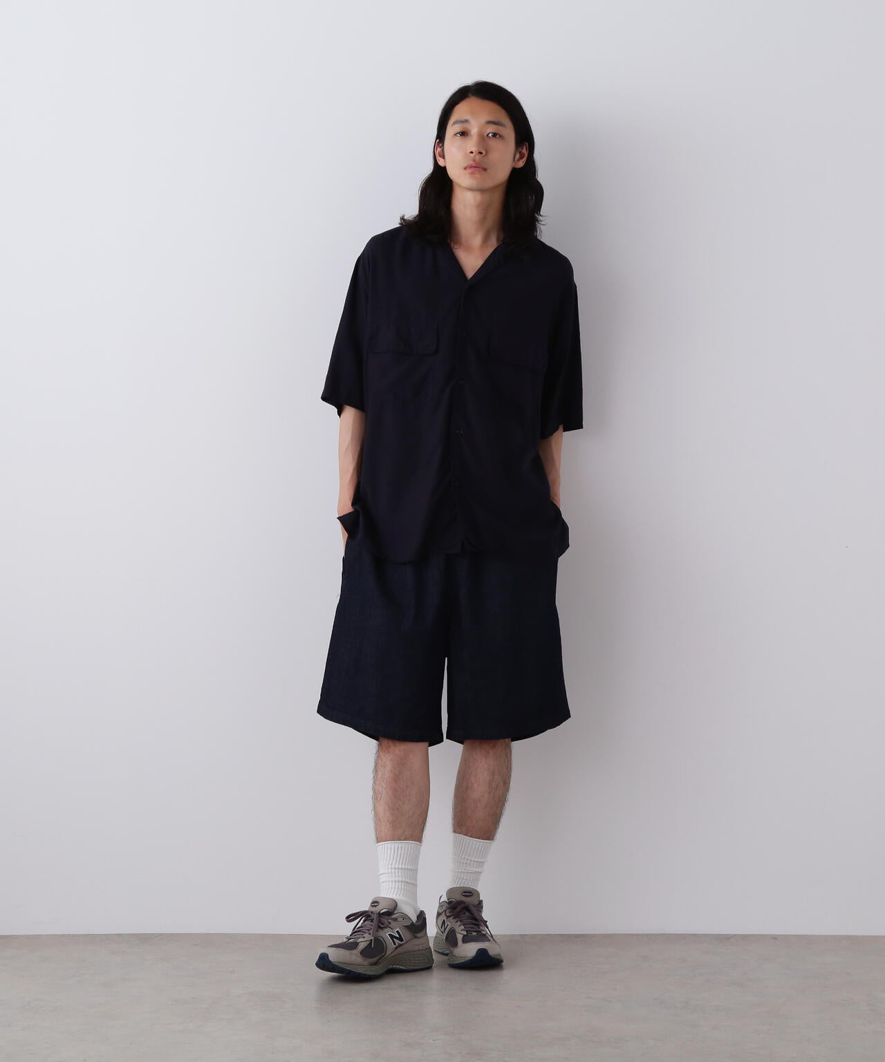 Y / TENCEL POPLIN OPEN COLLAR SHIRT | YLÈVE（イレーヴ） ｜【公式