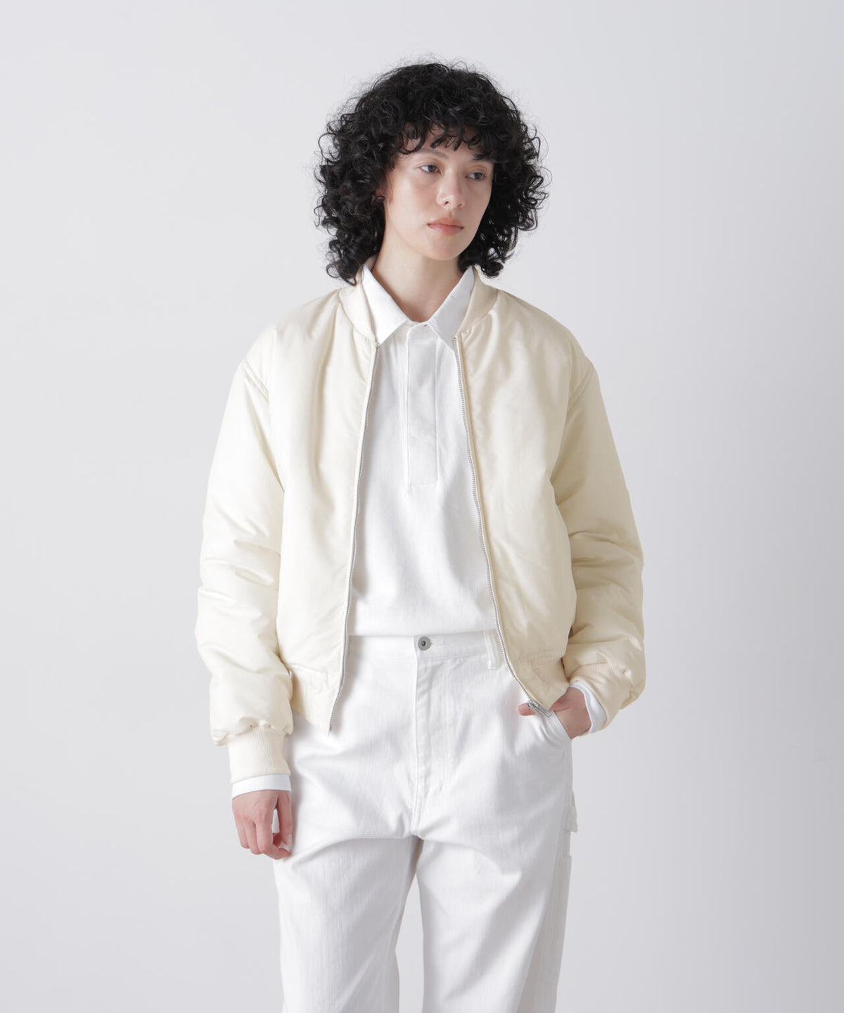 Ｙ /  [UNISEX] RECYCLE HIGH DENSITY POLYESTER PADDED BLOUSON
